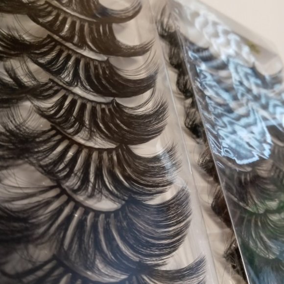 Hot 4D Mink Eyelashes 25mm Handmade 8Pair False - Picture 4 of 4